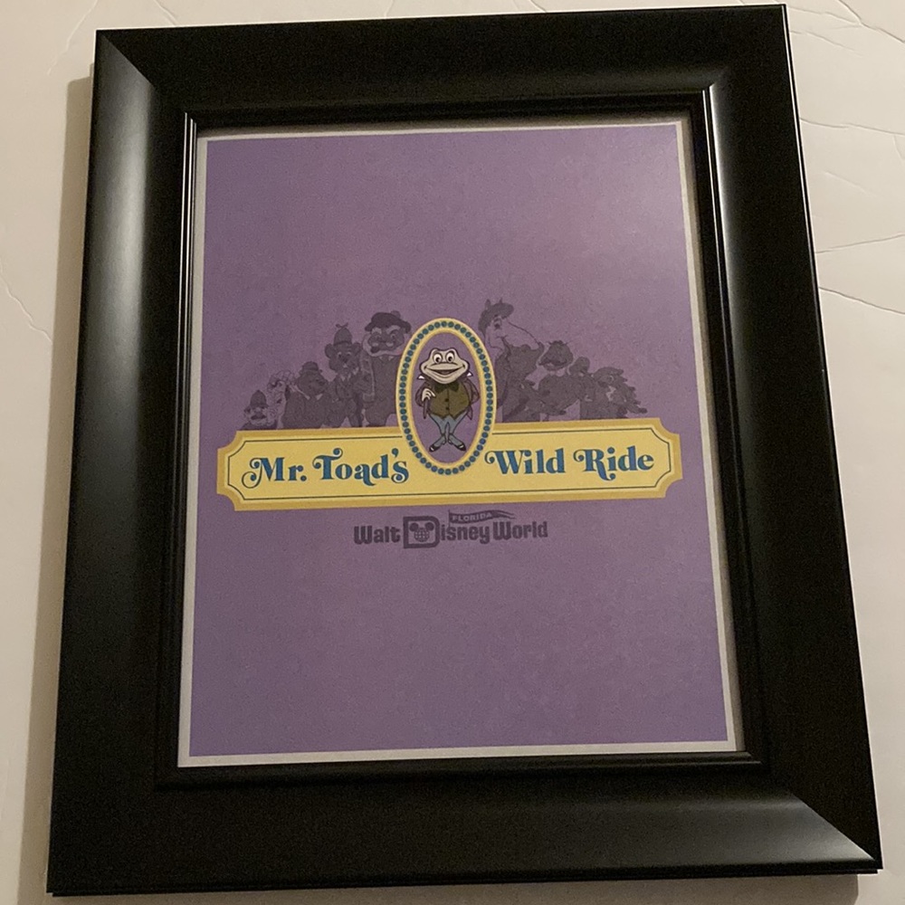 Disney Mr Toad’s Wild Ride Poster